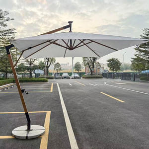 Sombrilla de <span class=keywords><strong>Patio</strong></span> de Aluminio Colgante en <span class=keywords><strong>Cantilever</strong></span> de Gran Tamaño, 3x3 m, de Alta Calidad, Personalizable, con Luz LED - Product Image 6