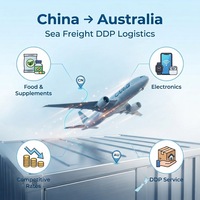 Expédition aérienne DDP abordable vers l'Australie, transitaire aérien pour les aliments et l'électronique avec reconditionnement gratuit, livraison à temps