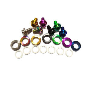 Vis de pédale de vélo M4 personnalisées - Tête Torx <span class=keywords><strong>plate</strong></span> antidérapante pour VTT et vélos pliants, boulon à clé Allen, vis à tête <span class=keywords><strong>plate</strong></span> croisée - Product Image 6