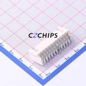 HC-XHD-2*12AW Wire-to-Board Pin Header Bent Lead Through Hole,P=2.5mm Connector 2x12P 2.5mm Right Angle Insert DF1B - Product Image 2