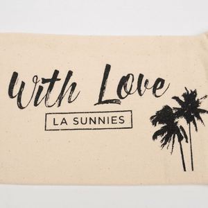 Étui à lunettes coloré personnalisé avec logo, cordon de serrage, sac anti-poussière, pochette pour lunettes, pour femmes et hommes, rangement pour lunettes de soleil - Product Image 5
