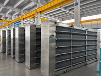 Équipement d'évaporation à pression différentielle pour refroidisseur d'air commercial, directement de l'usine, pour chambre froide et usine de transformation de viande et de fruits de mer