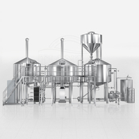 Équipement de brassage de bière opaque de 5000 L avec pompe, cuve sous pression et moteur - Haute productivité