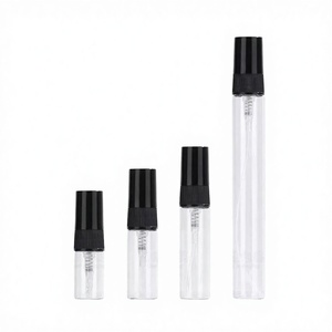 Mini Travel <b>Perfume</b> Atomizer <b>2ml</b> 3ml 5ml 10ml Thin Clear/Amber Glass <b>Perfume</b> Tester Vials <b>Sample</b> <b>Bottle</b> Hand Screen Printed - Product Image 3