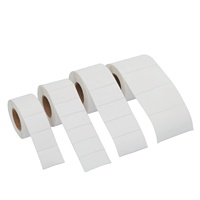 Personnalisé 58mm x 40mm Mat BOPP Synthétique Auto-Adhésif Étiquette Film Étanche Utilisation Industrielle Vierge Thermique PP Étiquette pour Congélateur Alimentaire