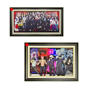 Vente en gros Jujutsu Kaisen Gojo Luffy Zoro <span class=keywords><strong>Nami</strong></span> Law Dragon Son Goku Vegeta Buu 3D Cadre photo Lampe photo Veilleuse anime - Product Image 1