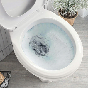 Ensemble de toilettes en céramique traditionnelles Jamban à double chasse, deux pièces, avec vidange horizontale, montage au sol, pour salle de bain domestique - Product Image 5