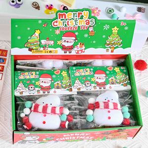 Juguete Antiestrés de Navidad, Donut de Goma, Simulación de Comida, Personalizado, Unisex, Suave, de EVA, para Apretar, Regalo Navideño - Product Image 5