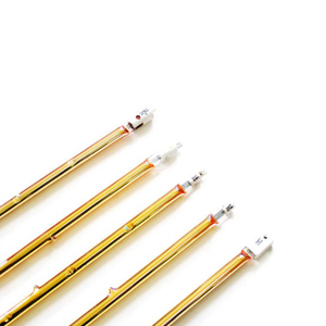 5000 horas de calentamiento halógeno infrarrojo, lámpara recubierta de oro de onda corta de cuarzo, máquina de PET, calefacción de confort, calefacción industrial - Product Image 1