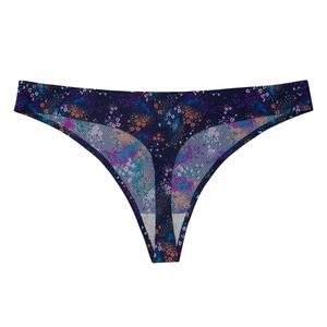 AMZ العلامة التجارية مصمم المطبوعة ليوبارد مثير قطع الليزر قطعة واحدة التانجاز لا تظهر الجليد الحرير الملابس الداخلية سيور سلس النساء سراويل - Product Image 6