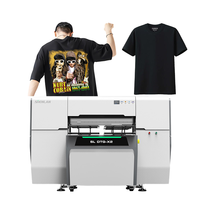 Nouvelle imprimante à jet d'encre automatique SHENLAN 9 couleurs d'impression CMYK RGBOW DTG pour vêtements, sweats à capuche, pantalons avec 1 an de garantie