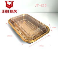 JY-815 Kunststoff-Lebensmittelbehälter Rechteckiger Sushi-Behälter Verpackungsbox Kunststoff-Lebensmittelschale