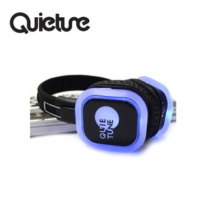 F39 Gấp Headphone Im Lặng Disco 3 Hoặc Nhiều Kênh Transmitter <span class=keywords><strong>Hush</strong></span> Tập Thể Dục Tai Nghe Với Microphone Tùy Chỉnh Logo Riêng Trong Kho - Product Image 3