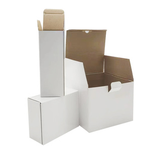 Bán buôn Trắng sóng Kraft Bìa bao bì hộp đảo ngược tuck kết thúc ốc vít Matt cán in ấn thư mục thiết kế - Product Image 2