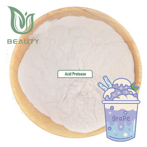 ISO9001 Halal Kosher certificato acido proteasi in polvere ad alta attività <span class=keywords><strong>50</strong></span>,000-200,000 U/g cibo/mangimi/<span class=keywords><strong>Pharma</strong></span> grado enzima tamburo - Product Image 1