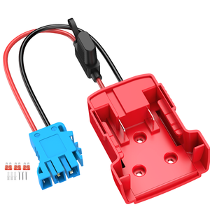 Cable de Alimentación de CC de <span class=keywords><strong>12</strong></span> AWG Compatible con Batería <span class=keywords><strong>Milwaukee</strong></span> de 18V, Adaptador de Corriente para PC, para Niños Peg-Perego - Product Image 1