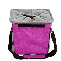 Panier de vélo pour chien QIUCI imperméable, isolé, respirant, antivol, en tissu Oxford écologique, avec sangle réglable, portable et sûr pour les voyages