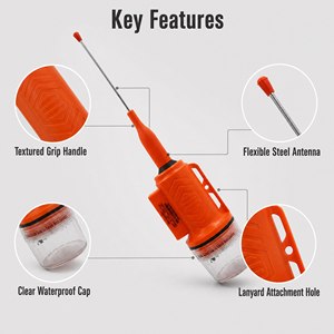 เครื่องติดตามอุปกรณ์จับปลาแบบ GPS รุ่น RS-108M 10W AIS Net Locator กำลังสูง สำหรับมืออาชีพ พร้อมแบตเตอรี่ 4500mAh กันน้ำระดับ IPX7 - Product Image 2