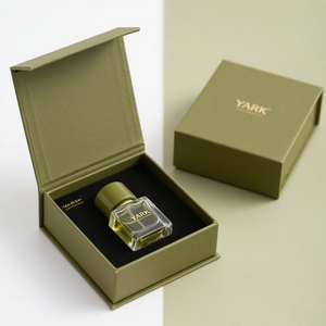 Luxury Handmade Magnetic Closure Perfume <b>Box</b> 50ml Customizable Recycled Paperboard Packaging Embossing 4C Printing for Gifts - Product Image 5