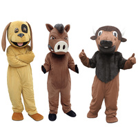 Fantasia de mascote para adulto, traje de mascote de alta qualidade de desenho animado realista, fantasia de mascote