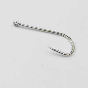 50: الشائكة مزدوجة الظهر منحنية العصرية الصيد البحري هوك مقبض طويل السائبة عالية الكربون الصلب الشائكة حلقة ملتوية الفم باس - Product Image 4