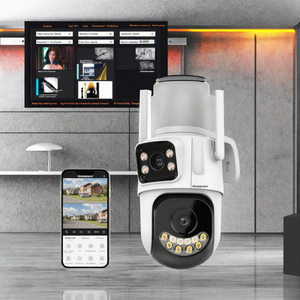 Cámara de Seguridad Exterior PTZ con Detección de Movimiento, Visión Nocturna en Color, Impermeable IP66, Lente Dual de 6MP, Audio Bidireccional, Nube <span class=keywords><strong>ICSEE</strong></span>, <span class=keywords><strong>WIFI</strong></span> - Product Image 5