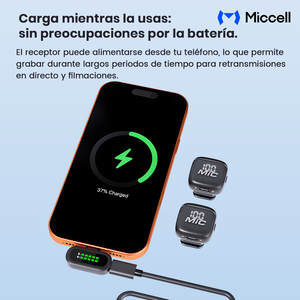 Microfono Inalambrico Miccell Con Reduccions De Ruido <strong>AI</strong> Pantalla Digital Y Microfono De Solapa Para YouTube TikTok Y Vlogs En - Product Image 4