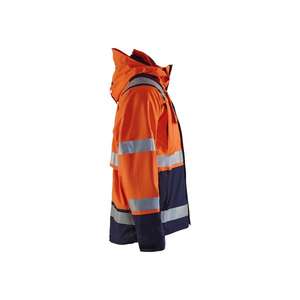 BLAKLADER - 498719875389M Veste Shell haute visibilité Orange/Bleu marine-EAN 7330509434888 HI-VIS WORKWEAR - Product Image 3