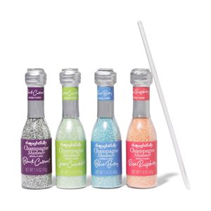 Ensemble cadeau de verres découpés à la main, effet scintillant champagne, pour cocktails <span class=keywords><strong>Prosecco</strong></span>, boissons gazeuses, citron vert et cassis, ensemble de 4 pièces - Product Image 2