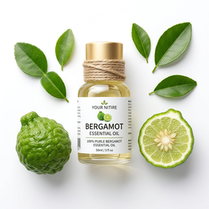 Aceite de Cáscara de Bergamota Prensado en Frío 100% Puro, Extracto Natural de Plantas, Saborizante Alimentario y Aromaterapia, Certificado GMP - Product Image 1