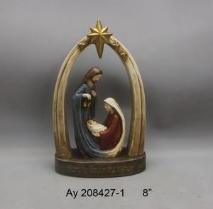 Polyresin Ornements <span class=keywords><strong>De</strong></span> <span class=keywords><strong>Noël</strong></span> Bonhomme <span class=keywords><strong>De</strong></span> Neige Chorale Statue <span class=keywords><strong>Pour</strong></span> La Décoration - Product Image 3