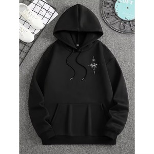Felpa con Cappuccio Oversize alla Moda con Stampa per Uomo, Nuovo Stile Casual e Comodo - Product Image 6
