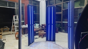 360 trên cao photobooth Backdrop hiển thị <span class=keywords><strong>Stand</strong></span> cho trang trí với RGB ánh sáng - Product Image 6