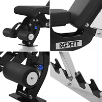 Chaise de Fitness commerciale professionnelle banc d'haltérophilie réglable plat presse banc d'haltères en acier pliable exercices assis