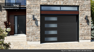Nouvelles portes <span class=keywords><strong>de</strong></span> <span class=keywords><strong>garage</strong></span> sectionnelles doubles en acier <span class=keywords><strong>de</strong></span> style américain moderne avec isolation en verre, portes <span class=keywords><strong>de</strong></span> <span class=keywords><strong>garage</strong></span> coulissantes à clapet <span class=keywords><strong>de</strong></span> 16x8, <span class=keywords><strong>prix</strong></span> - Product Image 6