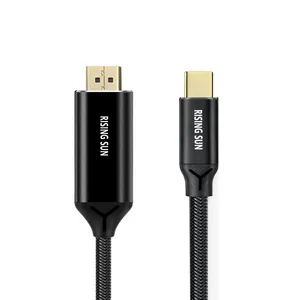 Venda quente tipo C Para Cabo Hdmi para 4k HDTV Cabo Suporte iOS e Android Áudio Vídeo Cabo