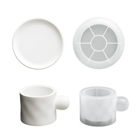 Moule en résine et silicone DIY pour pot de fleurs en forme de tasse style Instagram, modèle D5394, fabriqué en Chine