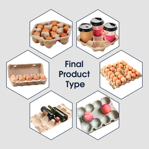 Mới giá rẻ giá Doanh Nghiệp Nhỏ giấy thải tái chế trứng carton khay trứng máy Làm tự động - Product Image 6