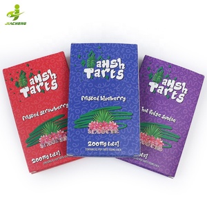 Tùy Chỉnh In Logo Dập Nóng Matte Kẹo Nấm Sô Cô La Thanh Bao Bì Hộp Giấy Với Rõ Ràng PVC Cửa Sổ - Product Image 5