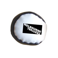 Usine en gros Promotion 2 panneaux en cuir PU enfants adultes logo imprimé personnalisé coup de pied balle Footbag Hacky Sack balle de jonglage