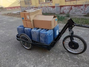 รถ<span class=keywords><strong>พ่วง</strong></span>จักรยานพกพาสะดวกและสามารถลากสิ่งของหนักได้ รถสามล้อบรรทุก - Product Image 3