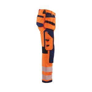 BLAKLADER - 719716425389D18 Pantalon haute visibilité pour femme extensible dans les 4 sens Orange/Bleu marine-EAN 7330509895283 HI-VIS WORKWEAR - Product Image 3
