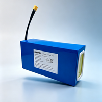 Batterie de vélo électrique portable 36V 25Ah 5Ah au lithium-ion avec protection contre les courts-circuits et les surtensions 21700 BMS