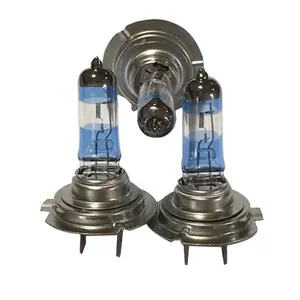 Factory Direct Supply Stainless Steel H4 12v Halogen Headlamp Light Blue Halogen Headlight Bulbs