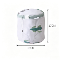 Ensemble de sacs à linge à imprimé cactus, filet de lavage en maille fine pour machine à laver, pour la protection des soutiens-gorge et des vêtements