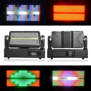 NEW 3IN1 DMX512 RGB LED Strobe Light Moving Head Stage Light For Nightclubs