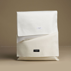 PandSew Custom Logo Thickened Cotton Canvas Jewelry Clothing Skincare Packaging Storage Pouch Envelope <b>Dust</b> <b>Bag</b> - Product Image 1