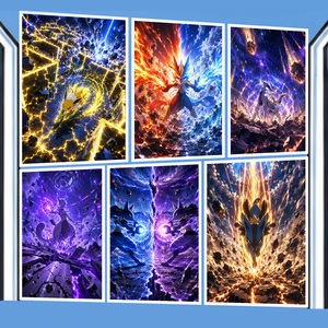 MS Wholesale - Productos de Impresión Artística Premium de Edición Limitada de Anime Japonés Pokemoned, Decoración con Marco Extendido, Artículos para Fiestas - Product Image 3