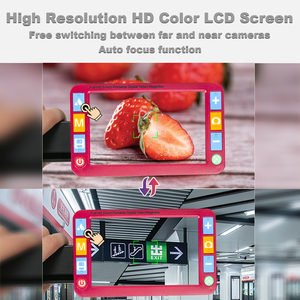 <span class=keywords><strong>Loupe</strong></span> vidéo numérique en plastique à faible coût de 5 pouces pour malvoyants avec double objectif 8MP autofocus, commande vocale, zoom 2x~32x RS500XR - Product Image 6