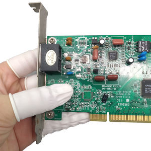 500g poederloze antislip cleanroom witte latex vingerhoesjes voor de elektronica-industrie - Product Image 5